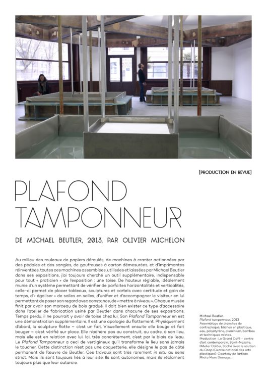 Plafond tamponneur - Le Grand Café